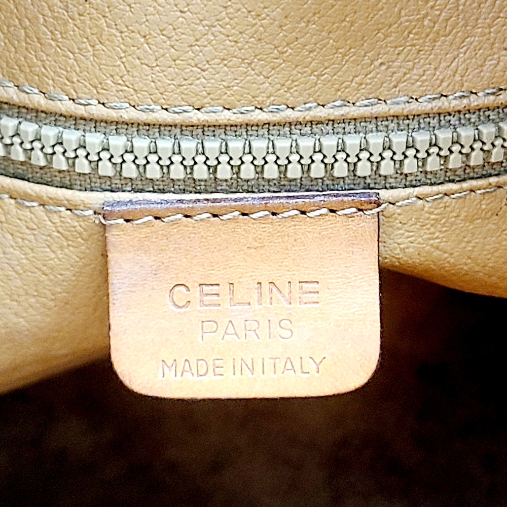 Celine Leather Drawstring Bag - Picture 5 of 8